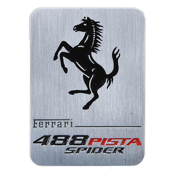 フェラーリ純正488Pista Spiderエンジンルームプレート　25831