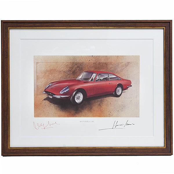 Ferrari - GC-1093フェラーリ365/F355限定版画 直筆サイン額装●作家平右ヱ門 GC-1114 F355/テスタロッサ限定版画 直筆サイン額装○作家平右ヱ