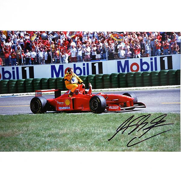 2003 フェラーリ M．シューマッハ 直筆サイン入フォト Ferrari（フェラーリ） スクーデリアフェラーリ M.Schumacher直筆