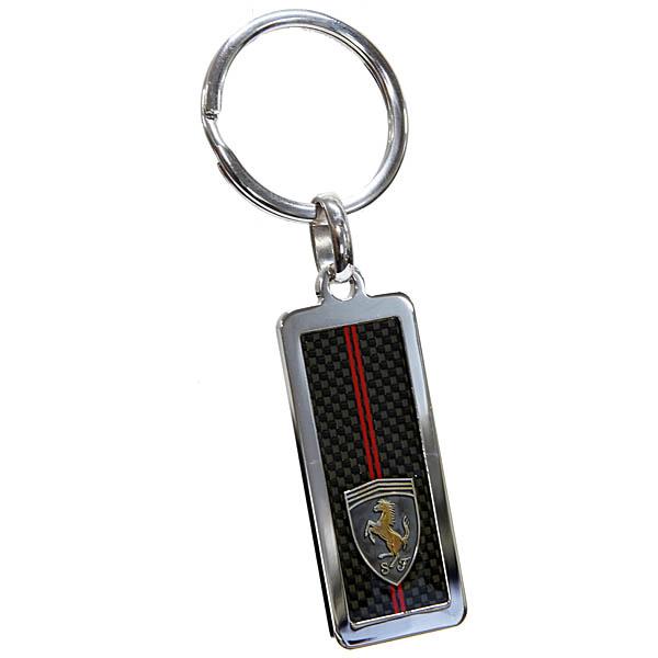 Ferrari（フェラーリ） フェラーリ純正カーボンシルバーキーリング