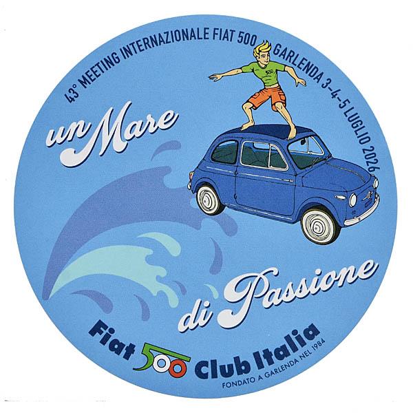 フィアット FIAT500 Club Italiaオフィシャルミーティング2026ステッカー 26542