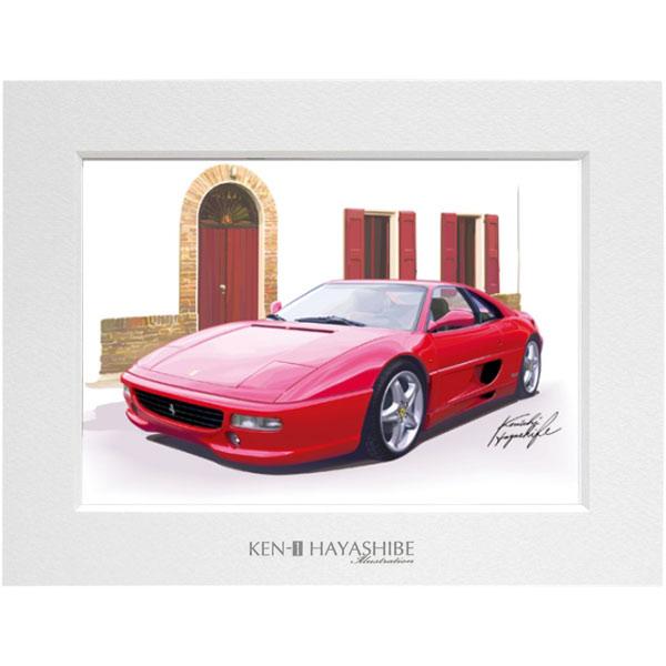 Ferrari（フェラーリ） F355 berlinetta イラストレーション by 林部