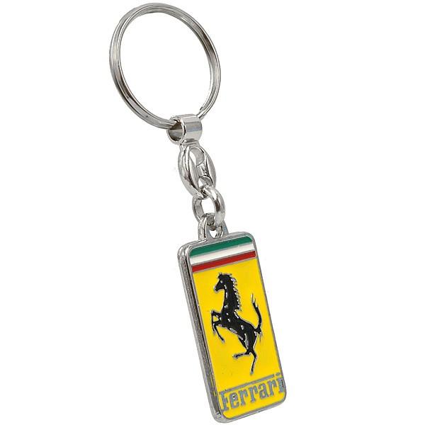 Ferrari フェラーリエンブレム型メタルキーリング 8021 Ferrari フェラーリエンブレム型メタルキーリング 8021