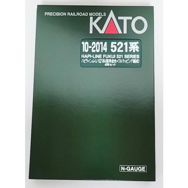KATO 10-2014 JR ハピラインふくい521系 標準塗色＋フルラッピング編成 4両セット  カトー Ｎゲージ