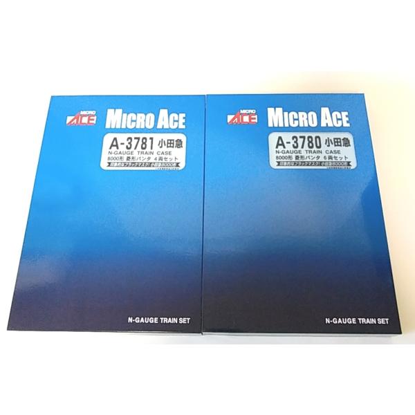 マイクロエース A3780 小田急8000形 菱形パンタ 6両セット + A3781 4