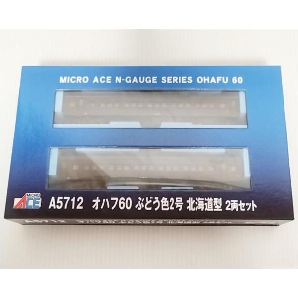 A5712 オハフ60 ぶどう色2号 北海道型 2両セット(動力無し) Nゲージ 鉄道模型 MICRO ACE(マイクロエース) Amazon | マイクロエース Nゲージ オハフ60 ぶどう色2号 北海道