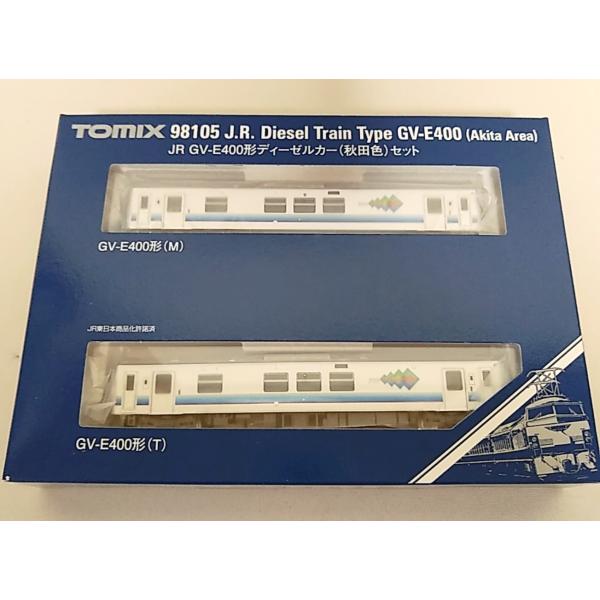 TOMIX 98105 GV-E400 ディーゼルカー(秋田色) 加工品 JR GV-E400形ディーゼルカー(秋田色)セット ｜製品情報｜製品