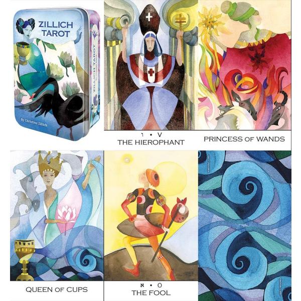 ツィリヒ・タロット（缶入り） Zillich Tarot タロットカード 78枚