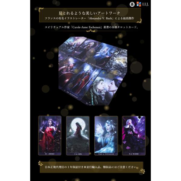 タロットカード タロット ド ラ ニュイ 日本語解説書付き Tarot De La Nuit Dejapan Bid And Buy Japan With 0 Commission