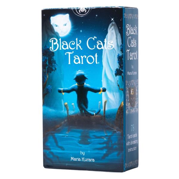 ブラックキャッツ・タロット Black Cats Tarot タロットカード 78枚 ウェイト版 タロット 占い 猫 日本語解説書付き 送料無料 正規品