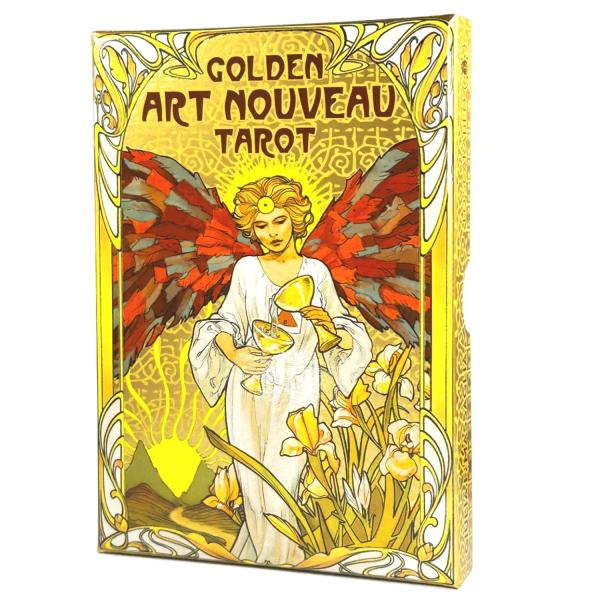 ゴールデン アールヌーボー タロット 大アルカナ 22枚 Golden Art Nouveau Tarot タロットカード タロット 占い 大判サイズ 日本語解説書付き 送料無料 正規品