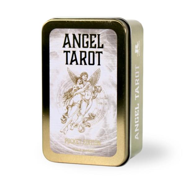 エンジェル・タロット・ポケット・エディション 缶入り Angel Tarot Pocket Edition タロットカード エンジェル 78枚 タロット占い 日本語解説書付き 正規品