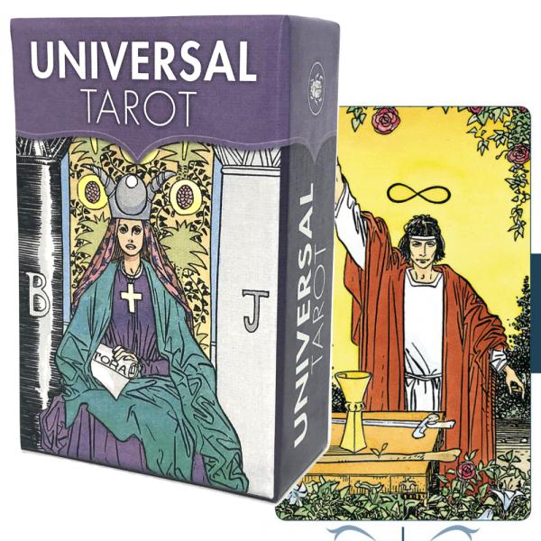 ユニバーサル タロット ミニ Universal tarot MINI タロットカード 78枚 ウェイト版 ミニチュア タロット 占い 初心者 日本語解説書付き 送料無料 正規品