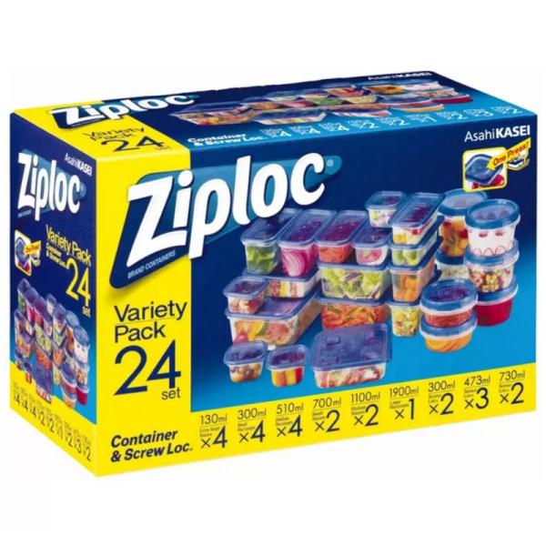 ジップロック　バラエティパック　コンテナ　24pack・19pack 楽天市場】【送料無料】ジップロック バラエティパック