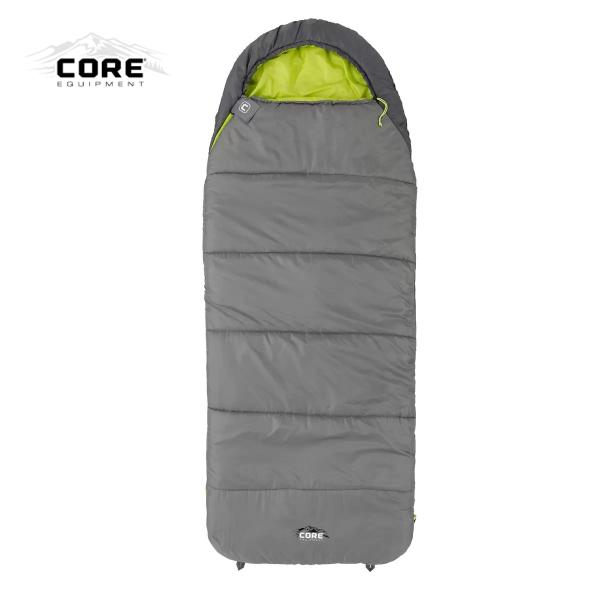 Core Equipment 30度ハイブリッド 寝袋 グレーグリーン）215.9cm×83.8