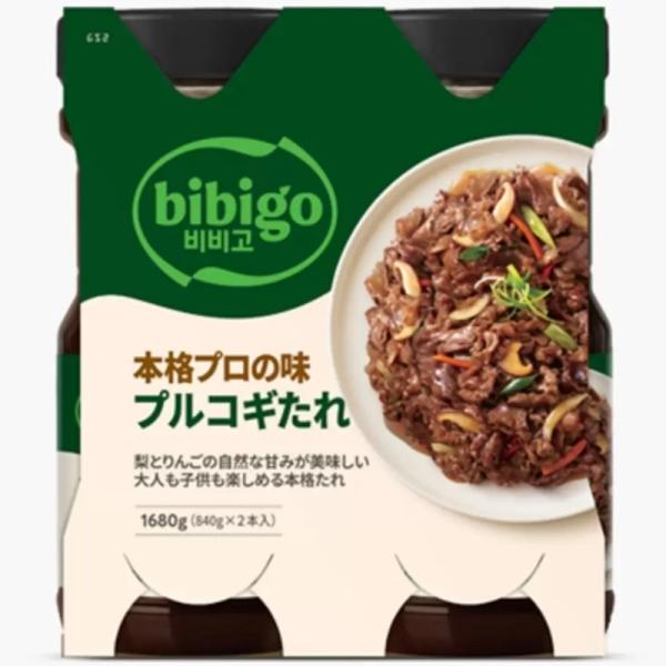 他サイト： （2本セット ビビゴ 本格プロの味 プルコギたれ 840g×2個）CJ 調味料 焼肉のたれ ヤンニョムジャン プルコギ韓国風 簡単 調理 料理 味付 韓国 516573の商品画像