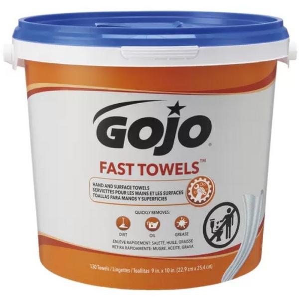 GOJO ゴージョー ハンドクリーナータオル 130枚入 バケツタイプ GOJO ゴージョー ハンドクリーナータオル 130枚入 バケツタイプ
