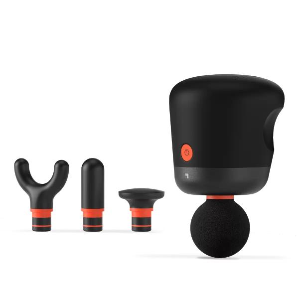 SHARPER IMAGE マッサージ ガン パルム 静音設計 4段階速度調整 4種の