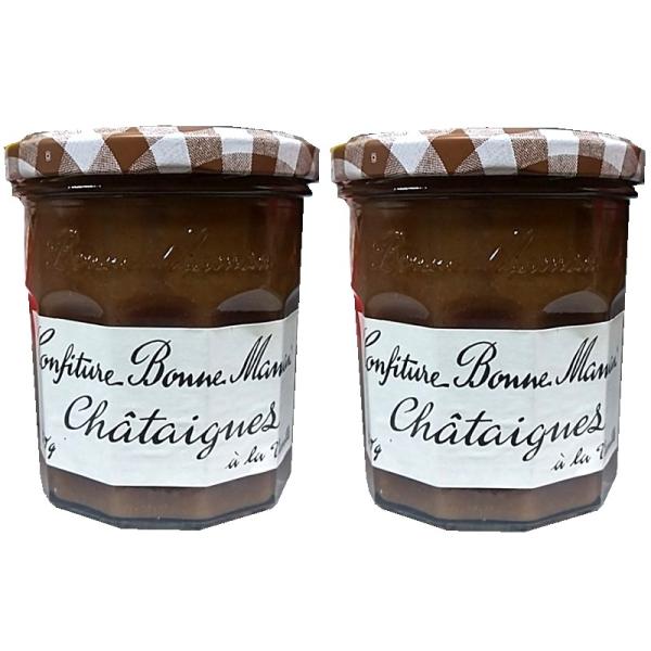 『ボンヌママン』は家庭で受け継がれる「手作りジャム」をコンセプトにした、美食の国フランスで愛され続けるブランドです。栗に砂糖を加え、バニラで香りづけをしたマロンクリームです。栗本来の風味をしっかり味わえるシンプルな作りとなっております。お菓...