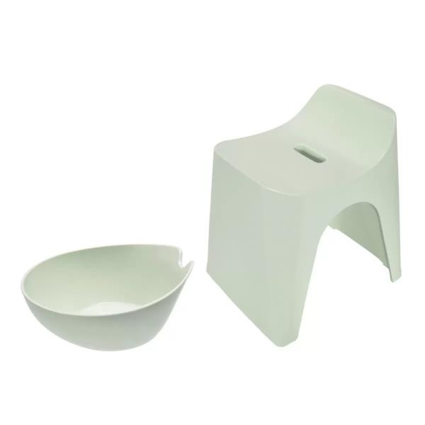 ウォッシュボールN特徴ウォッシュボールのフチのくぼみは親指がちょうど収まります。商品に関する刻印などなく、無駄な凹凸がないのでお手入れが簡単です表面は鏡面仕上げで汚れもサッと落とせます。バススツール特徴今までにない浴用成型品で包み込む座り心...