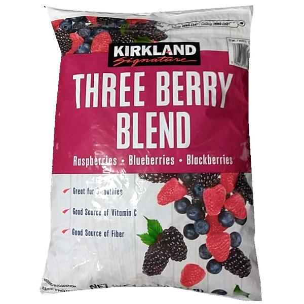 （冷凍品 カークランド スリーベリーブレンド 1.81kg）ミックス ラズベリー ブルーベリー ブラックベリー  Berry スムージー ヨーグルト コストコ 1226660