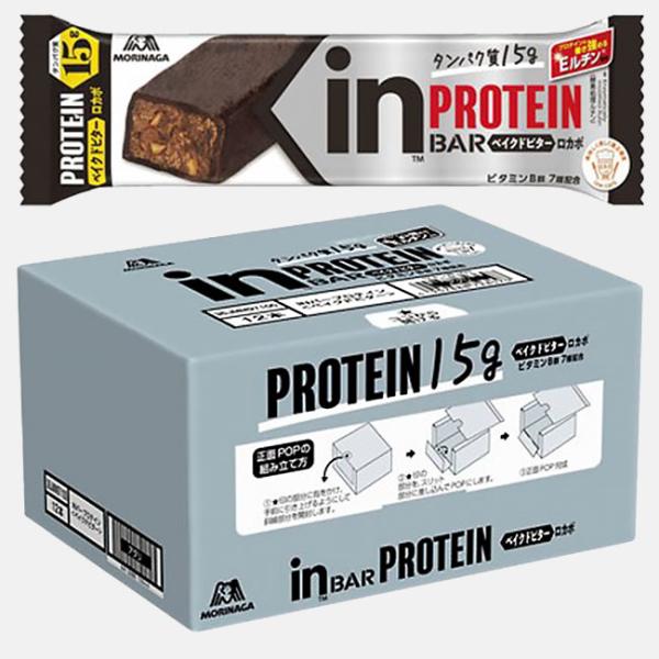 MORINAGA 森永製菓 inバープロテイン ベイクドビター 12本 : shopooo