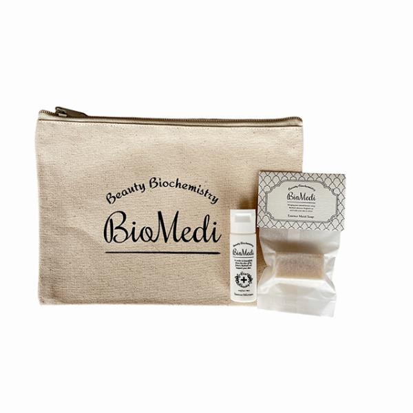 商品発送元：美肌菌を育む敏感肌スキンケアBioMediビューティ・コスメ・香水、スキンケア、乳液・ミルク容量：エッセンスミルクリーム　18ｍL　　　エッセンスモイストソープ(ラベンダー＆ヒノキ)　15gエッセンスミルクリームとエッセンスモイ...