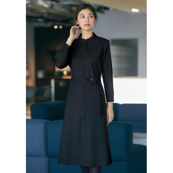 MARY QUANT × U-FACTORY ひざ丈ワンピース　制服 MARY QUANT ワンピース(九分袖) M53251 U-FACTORY(ユーファクトリー