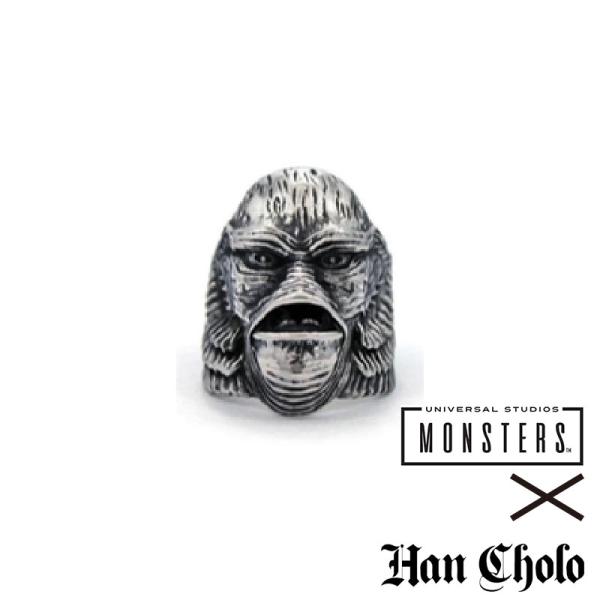 【HANCHOLO/ハンチョロ×ユニバーサル・モンスターズ】CREATURE FROM THE BACK LAGOON RING リング /