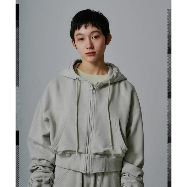 25AW】【FACETASM ファセッタズム】CROPPED ZIP-UP HOODIE（4色