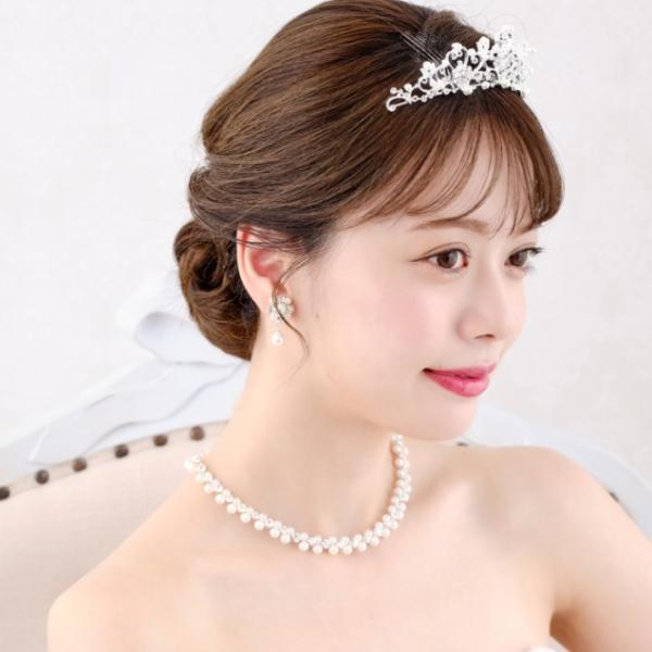 商品発送元：ANNAN WEDDINGジュエリー・アクセサリー、ジュエリー・アクセサリー、ヘアアクセサリー WEDDING ACCESSORY実店舗での試着人気No１ パールネックレスセット　 LM203DESING実店舗での試着人気No１...