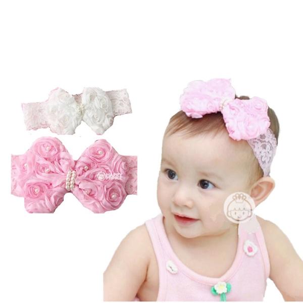商品発送元：BAOBAOキッズ・ベビー・マタニティ素材 ：ポリエステル※お姫様のようなベビーヘアバンド（ヘアアクセサリー）！※レースのバンドがプリティ＆ラブリー！※パール付きで華やかさ増し！ ※可愛い大きめのリボンがワンポイント！※結婚式や...