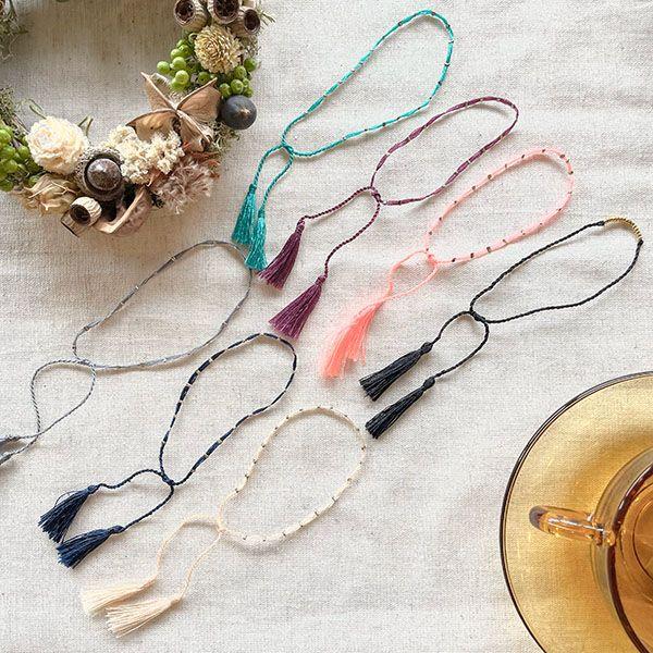 完売品　favier タッセルブレスレット タッセルビーズブレスレット / ブレスレット・アンクレット