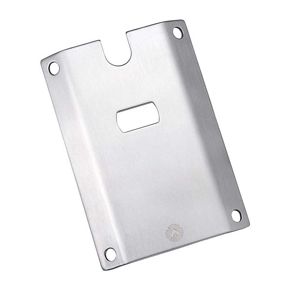 商品発送元：キャンピングムーン | Campingmoonスポーツ・アウトドア・旅行サイズ：約105mmｘ72mm重量:(約)85g素材：ステンレス304用途：イワタニ製ジュニアバーナー CB-JCB 専用遮熱板（旧型CB-JBRに適合しま...