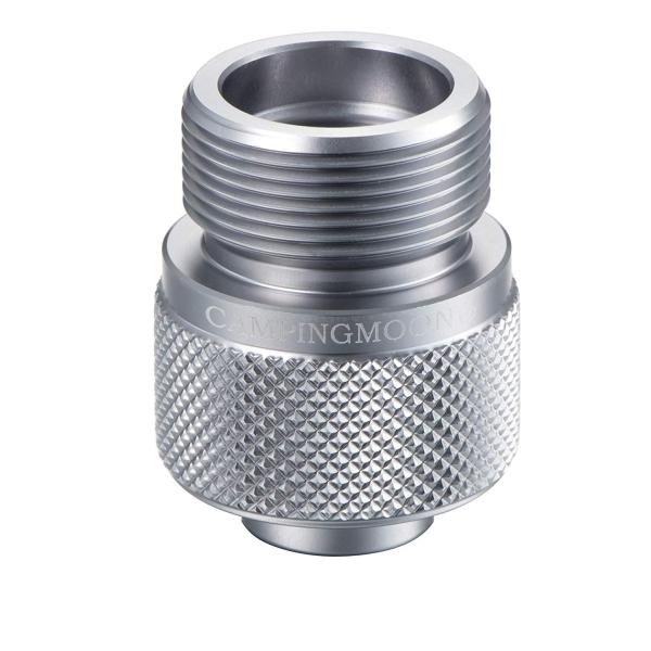 商品発送元：キャンピングムーン | Campingmoonスポーツ・アウトドア・旅行サイズ： 30mm × 32mm (アダプター)重さ : 約36g材質：ステンレス、ゴム、スーパーデュラルミン仕様：アウトドア缶（OD)をアメリカ仕様のコネ...
