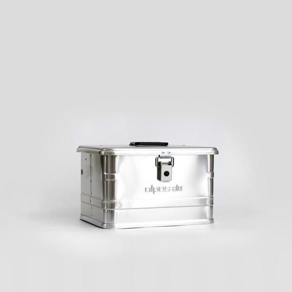 ALPOS アルポス｜ALUMINUM CONTAINER WITH LID (Silver) XS 29L