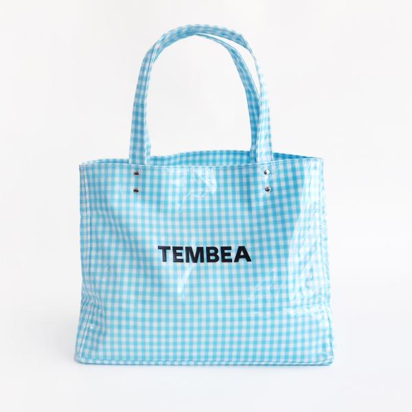 TEMBEA テンベア｜CARRY TOTE GINGHAM SAX : shopooo by GMO - 通販