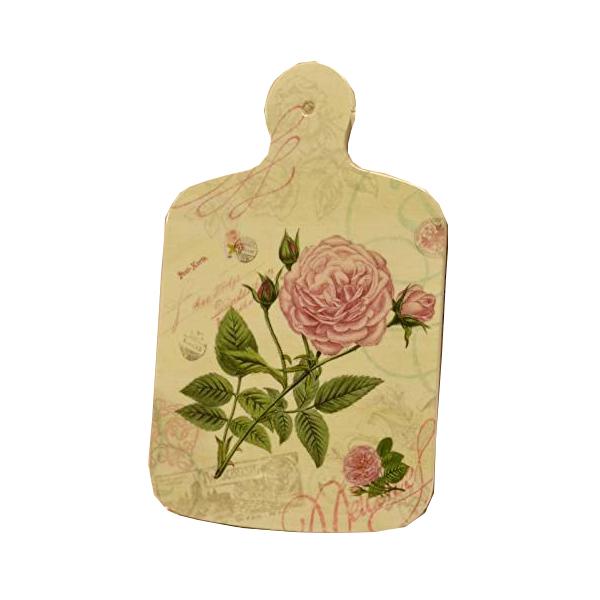 商品発送元：輸入家具チェンエン・ジャパン生活・インテリア・文具、洋食器薔薇好きさんにお勧めの鍋敷きにもなるカッティングボードです。アンティークローズの柄が綺麗です ローズで揃えたい気持ちを応援します。サイズ:21.5*33*H0.9cm 材...