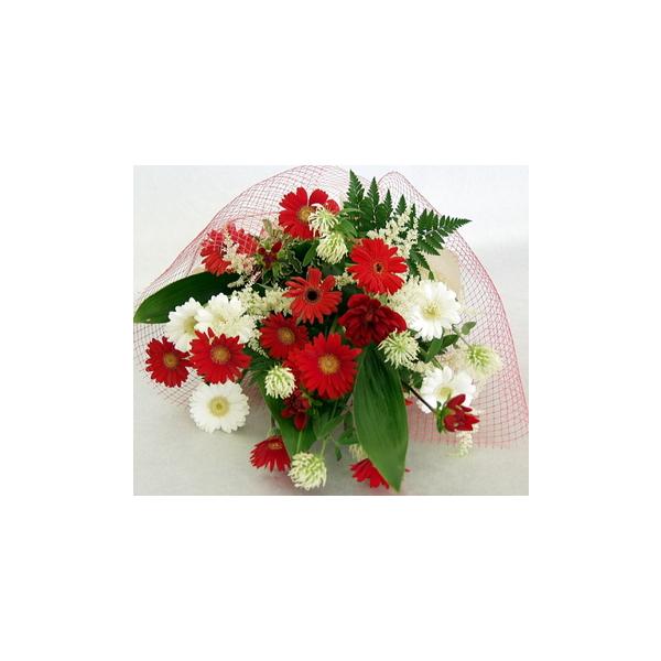 商品発送元：シンコーフラワーセンターガーベラ　他フラワー・ガーデニングサイズ : 高さ　35 cm 幅　30 cm使用花材 : ガーベラ　他