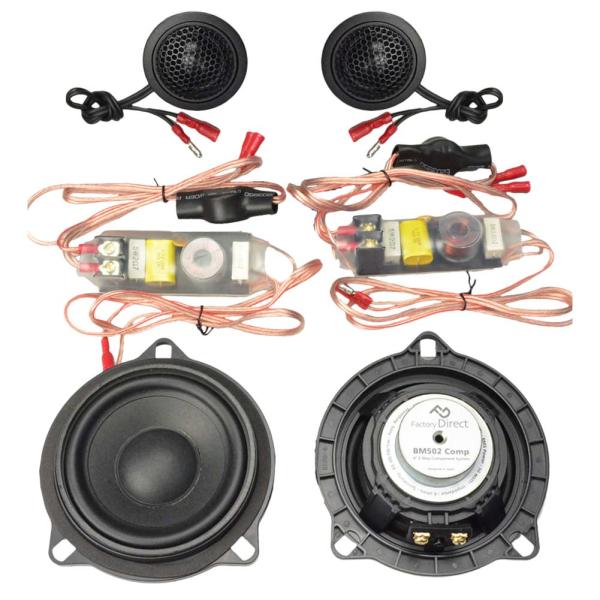 【互換品】fd-bm502comp11 (リアサイド専用) BMW 6シリーズ F12 F13 4inch 10cm 2WAY 純正交換 セパレート スピーカー