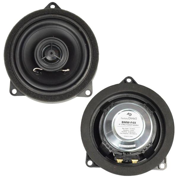 【互換品】fd-bmf4x83 (フロントドア専用) BMW i8シリーズ I12 4inch 10cm 2WAY 純正交換 コアキシャル 同軸スピーカー (車