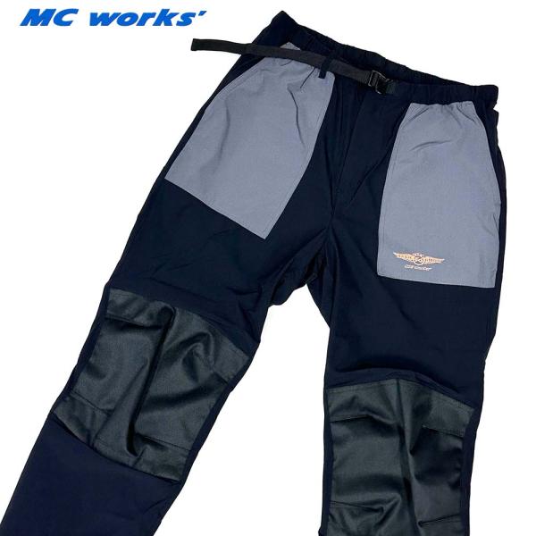 MCワークス　プロテクトロングパンツライト☆新品未使用☆Lサイズ☆早い者勝ち☆ MCワークス プロテクトロングパンツライト ブラック/グレー