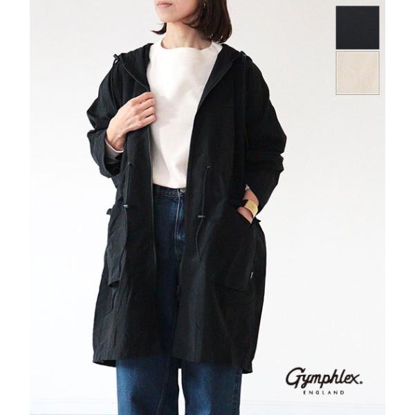 GYMPHLEX 1906モッズコート 送料無料】【2026SS】Gymphlex[ジムフレックス] NYLON DYED POPLIN