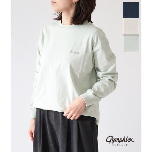 【ネコポス発送】Gymphlex[ジムフレックス] 16/- COTTON JERSEY クルーネックプルオーバー GY-C0486 HKT