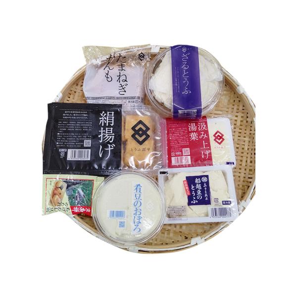 商品発送元：ガタ市フード・菓子、その他食品当店ならではのお勧め商品が入ったお得なセットプラン生産地燕市発送日目安3〜５日後発送商品内容・【肴豆のおぼろ】または【船越豆のとうふ】・揚げ出し豆腐・汲み上げ湯葉・ざるとうふ・たまねぎがんも発送時期通年