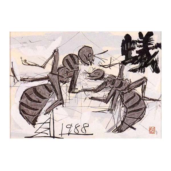 須田剋太（すだ こくた） 蟻 木版画 : shopooo by GMO - 通販 - Yahoo