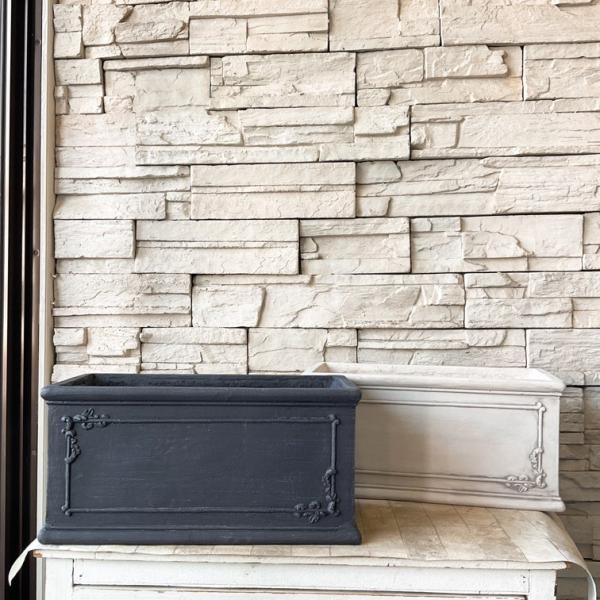 商品発送元：橋本種苗園オンラインストアフラワー・ガーデニングサイズW38cm   D18cm.    H18cm内径34.5cm.    D15cm穴有り受け皿無し素材　グラスファイバー商品によって塗装に個体差がございます。アンティークの風...