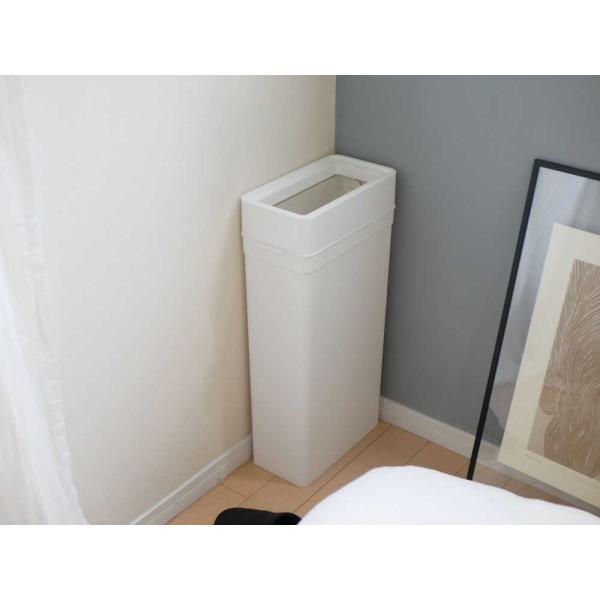 商品発送元：Hinata life生活・インテリア・文具”蓋なし”だから使いやすく軽やか。暮らしにすっと溶け込む、美しいダストボックス。?「【like-it/ライクイット】中身が見えにくい蓋なしダストボックス」は、使いやすさとデザイン性を兼...