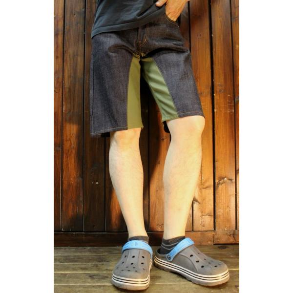 Kojima Genes 児島ジーンズ ご注文で当日配送 モンキーコンボ Rnb 1139 カーキ ショートパンツ