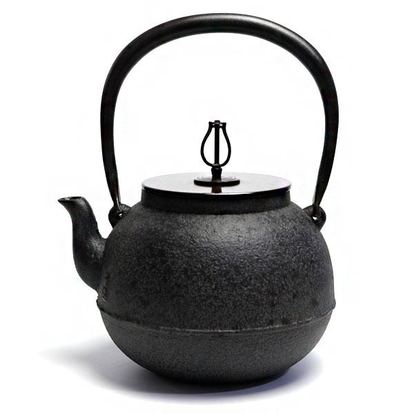 【茶道具 掘り出し物】鉄瓶  菊池政光作 H-246